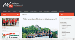 Desktop Screenshot of musikverein-warthausen.de
